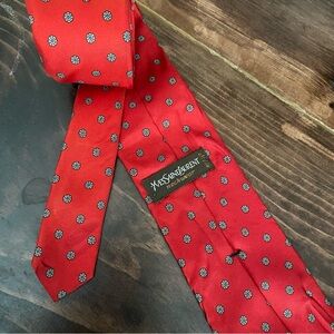 YSL vintage silk tie